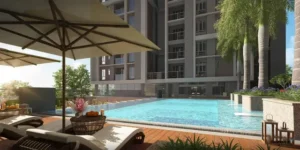 Swimming Pool View On 4th Floor Level