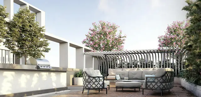 Outdoor Lounge & Barbeque corner